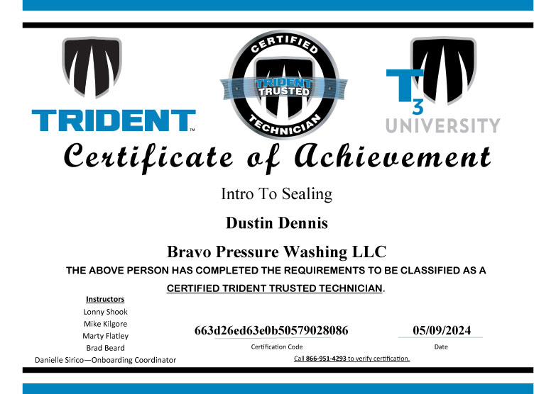 Certificate intro to sealin